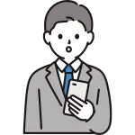Smartphone Business Person Surprise SVG Icon
